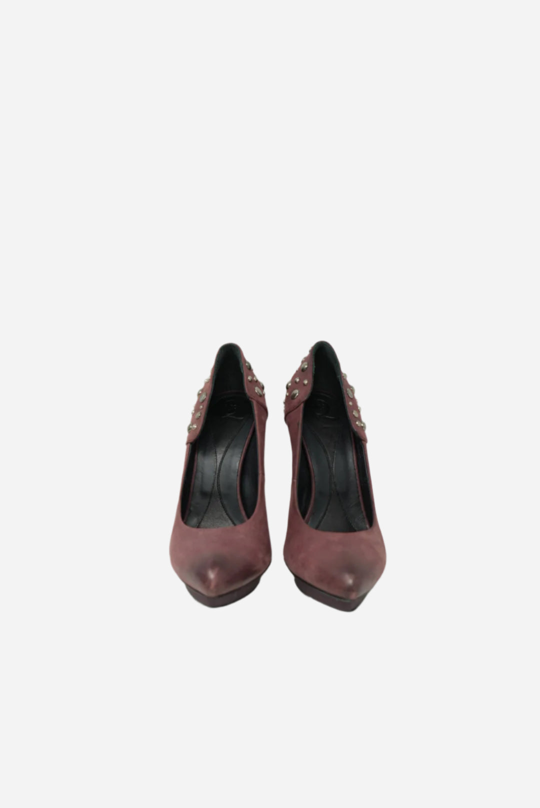 Alexander McQueen Red Burgundy Hees