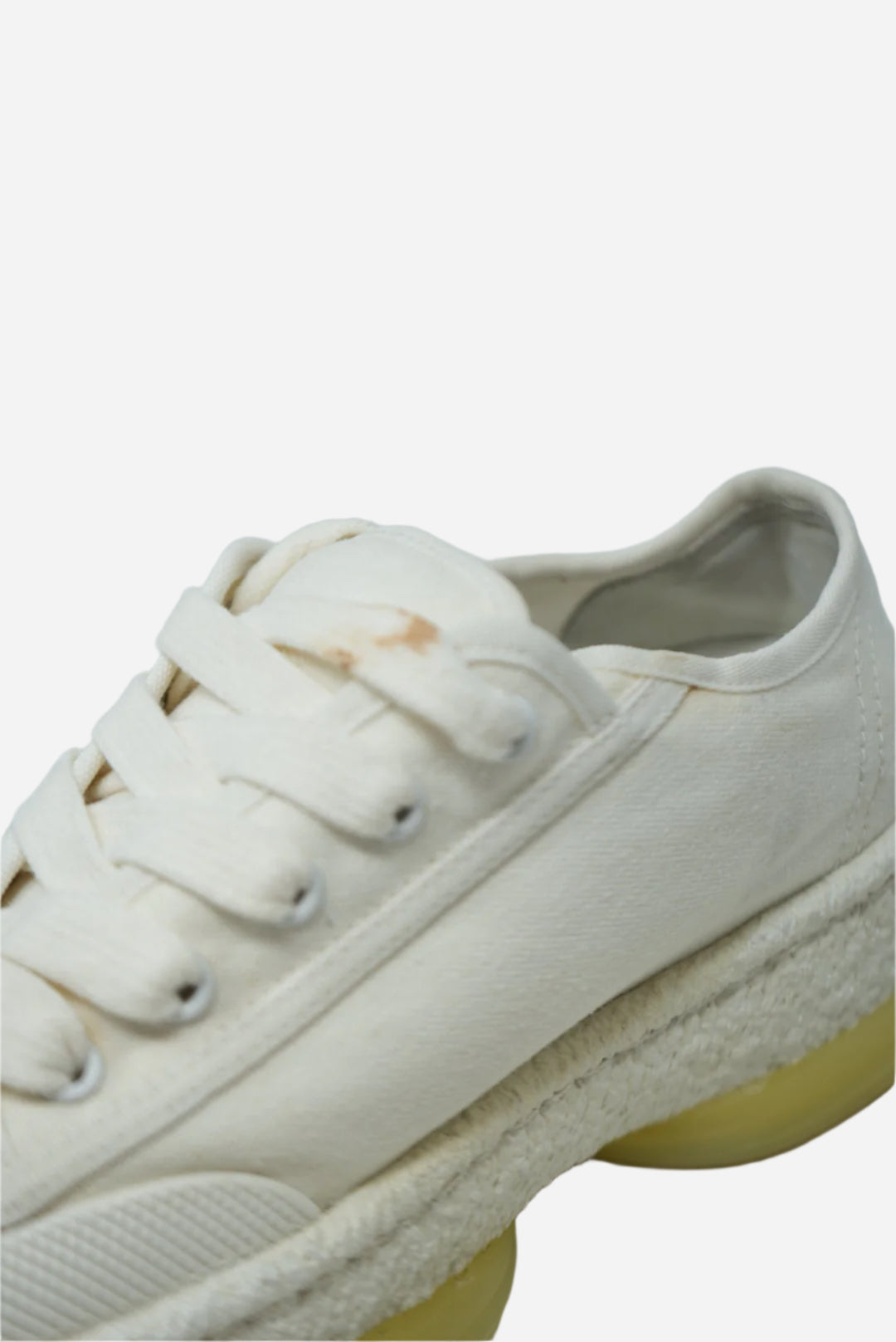 Alexander Wang White Canvas Sneakers
