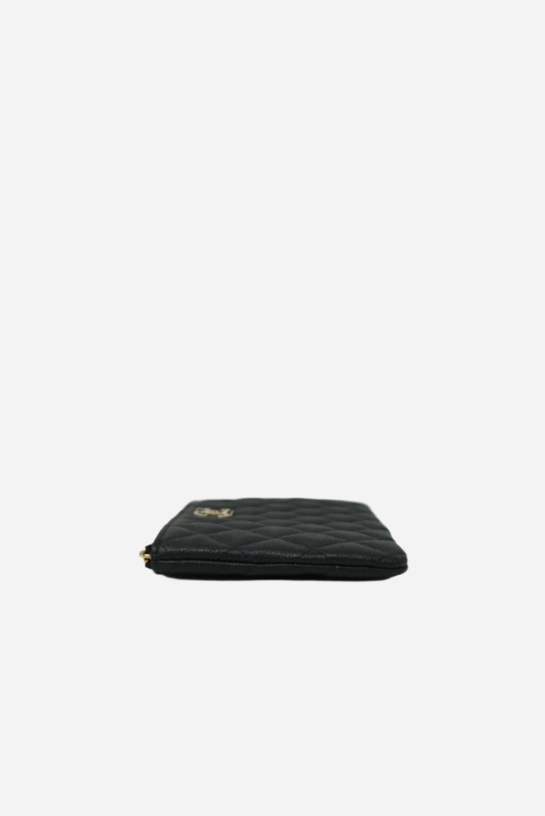 Pre-Owned Chanel Black Caviar Small Pouch 2023