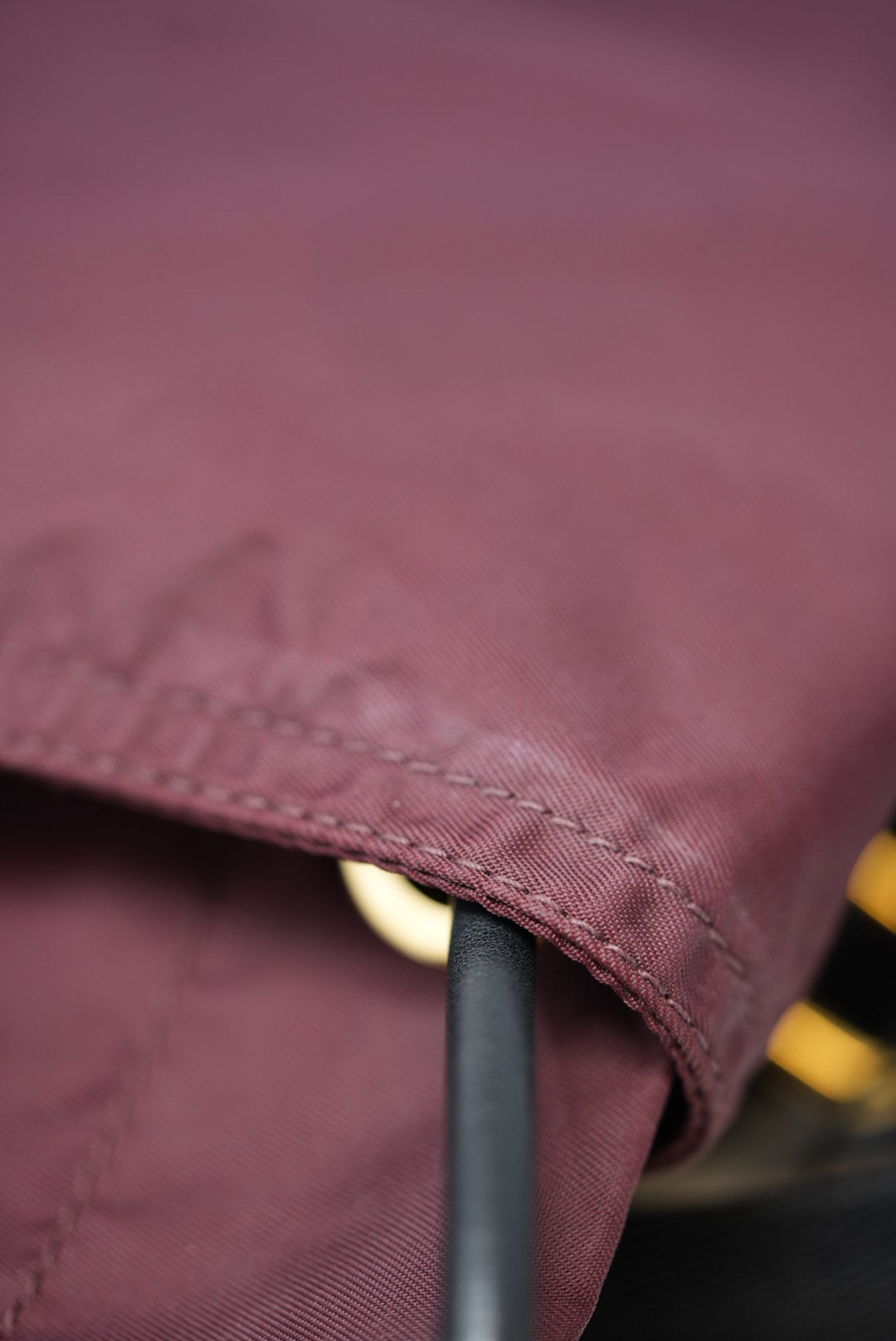 Burberry Burgundy Nylon Backpack