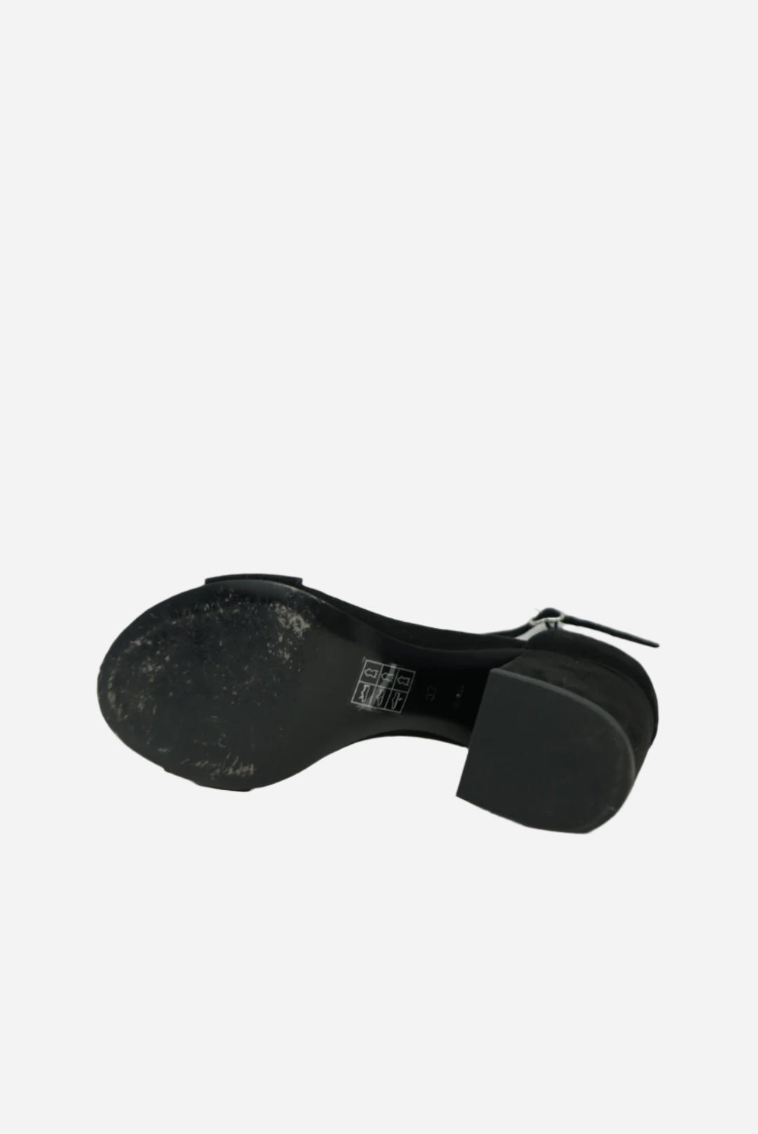 Alexander Wang Black Suede Sandals .