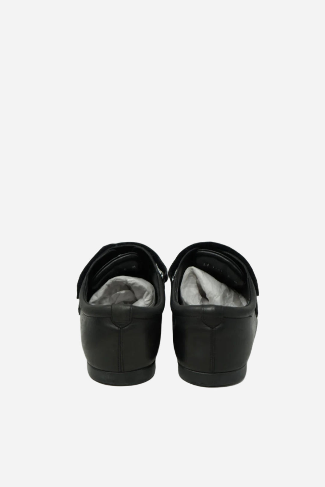 Louis Vuitton Black Leather Zip Up Derby