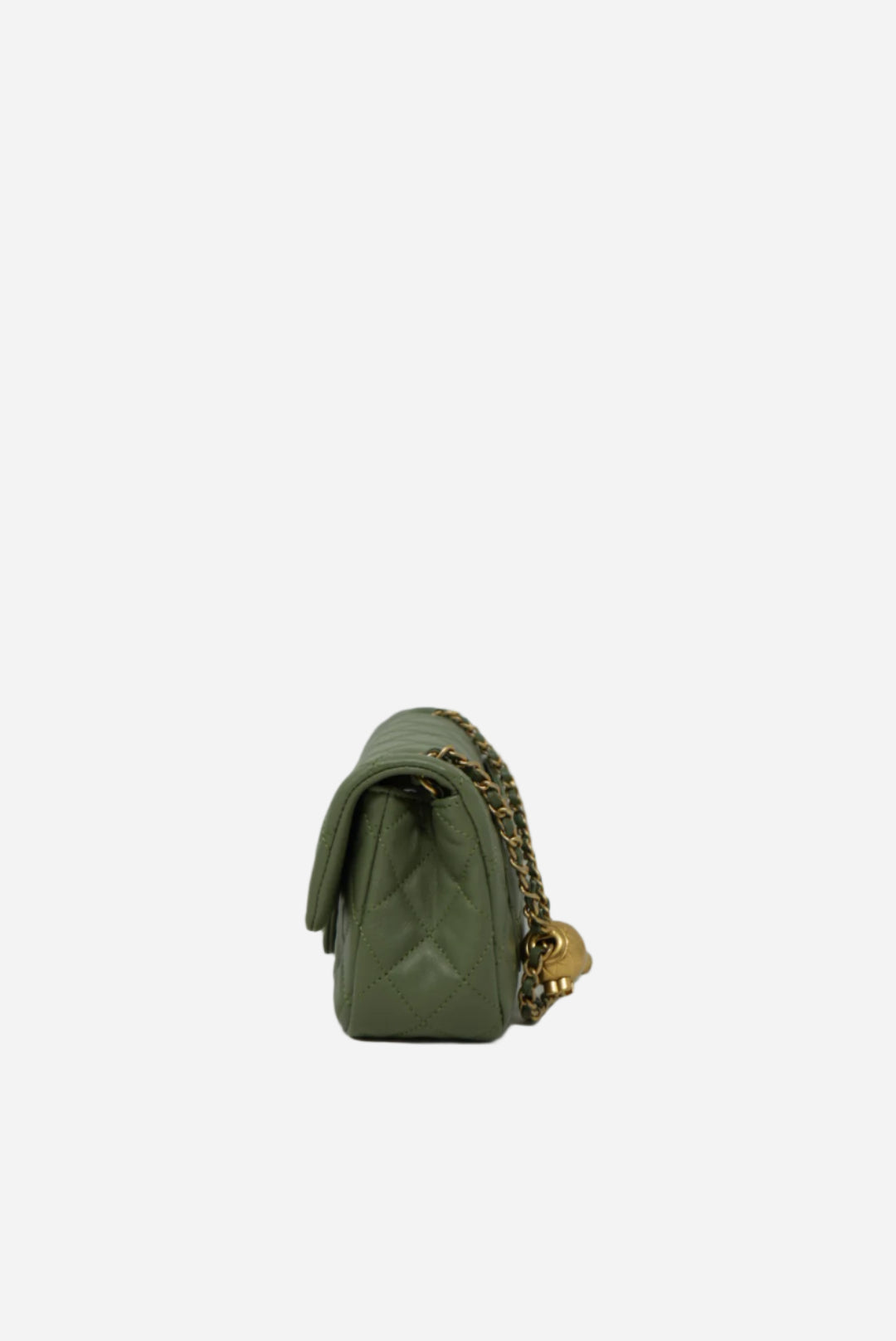 Pre-Owned CHANEL Pearl Crush Mini Rectangular Flap