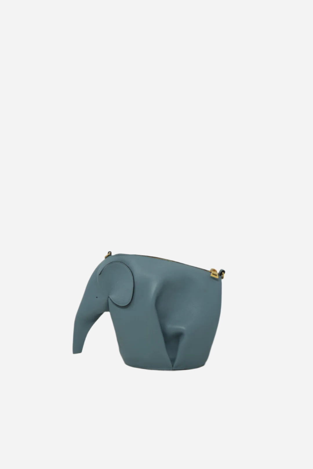 Loewe Blue Elephant Clutch w/strap
