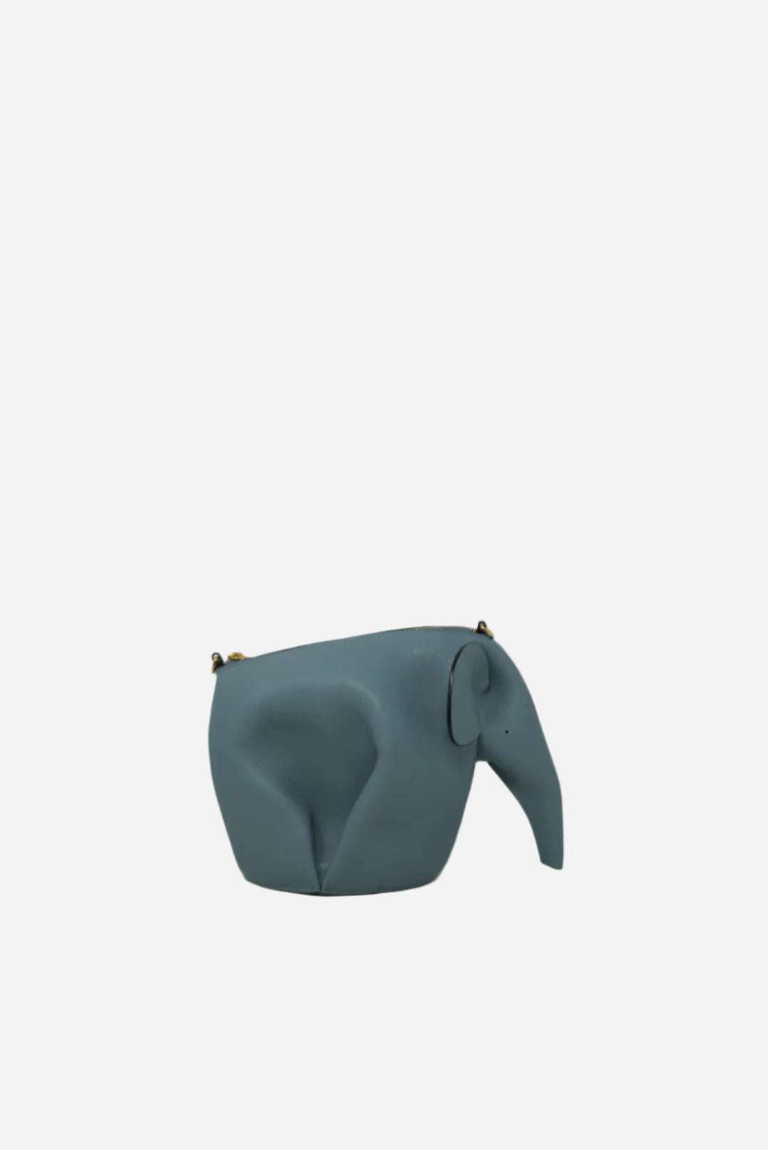 Loewe Blue Elephant Clutch w/strap