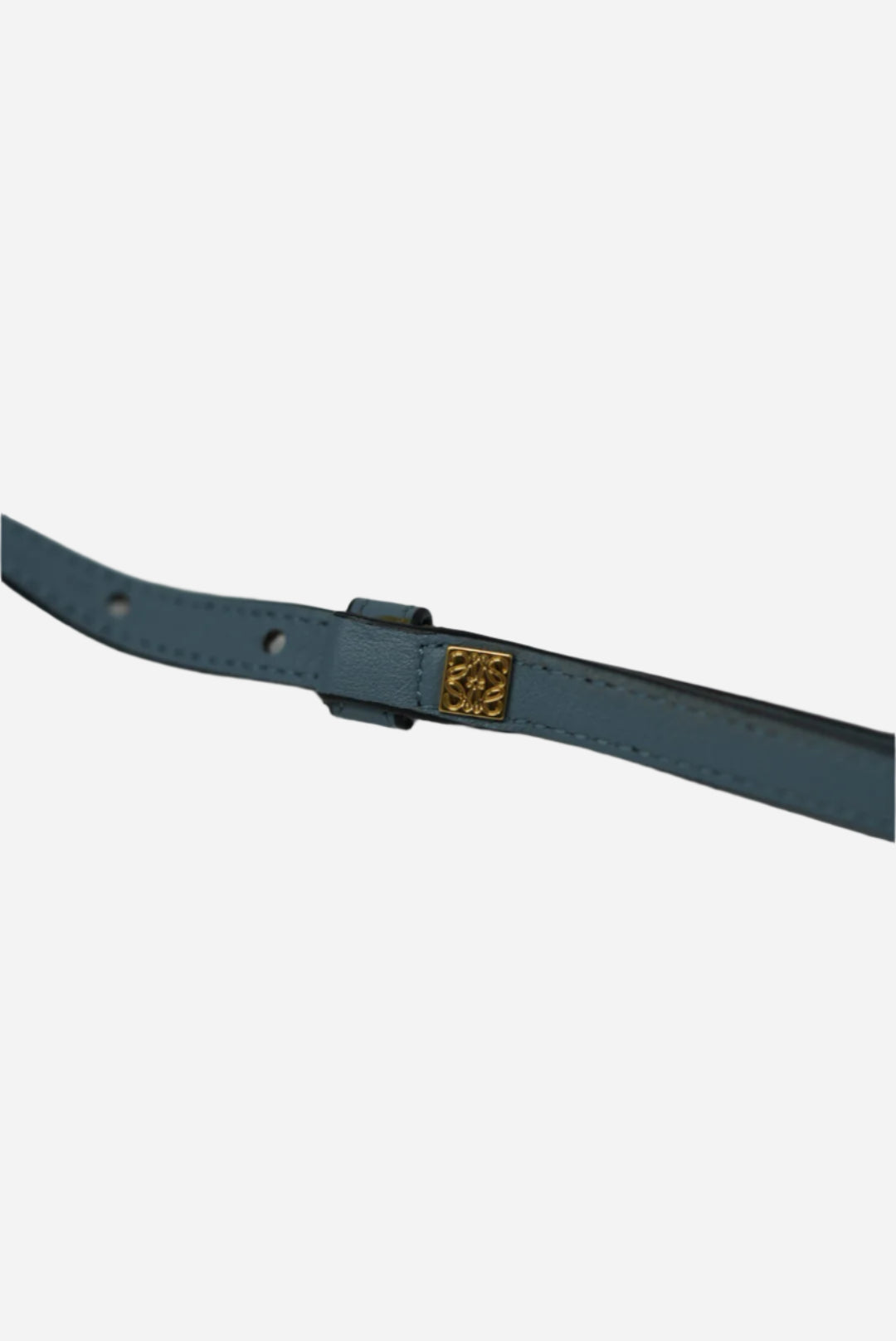 Loewe Blue Elephant Clutch w/strap