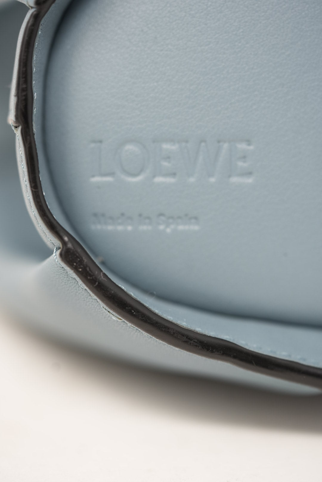 Loewe Blue Elephant Clutch w/strap