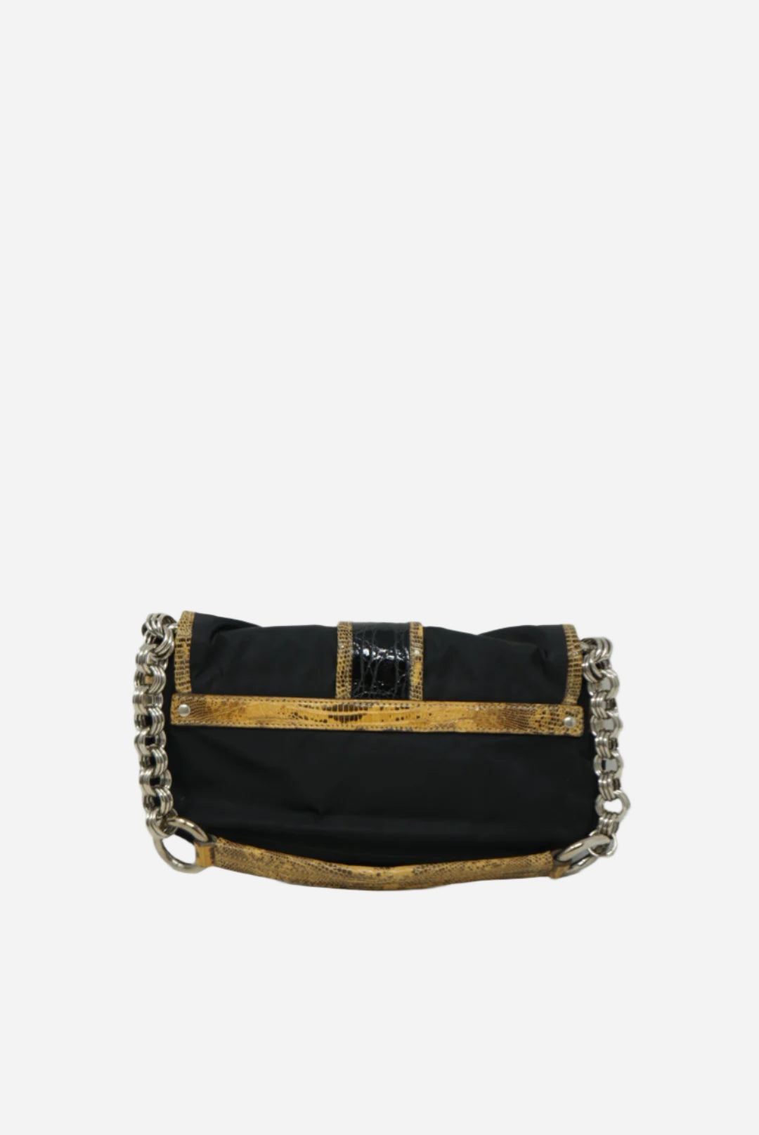 Prada Nylon/Lizard/Alligator Embossed Bag 2004