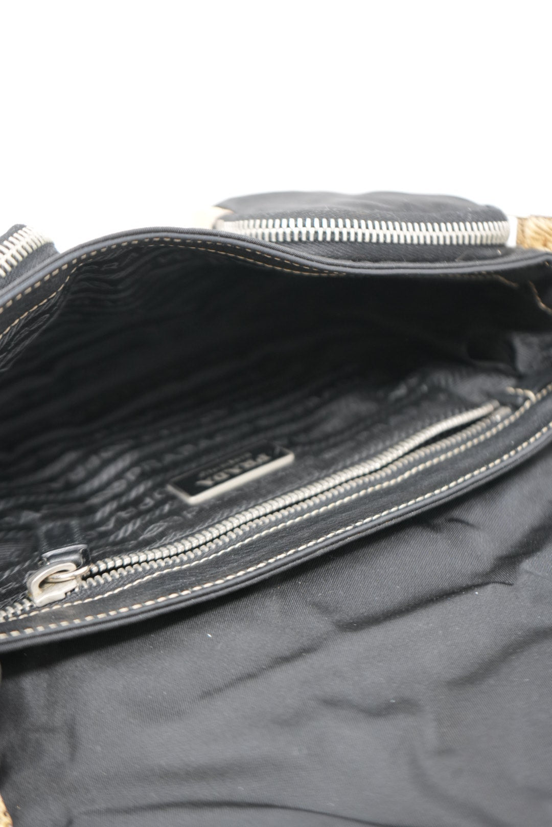 Prada Nylon/Lizard/Alligator Embossed Bag 2004
