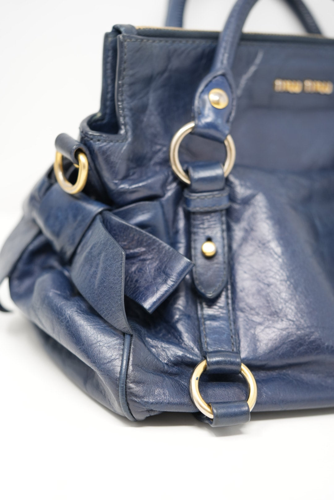 Miu Miu 2 Ways Calfskin Shoulder Bag