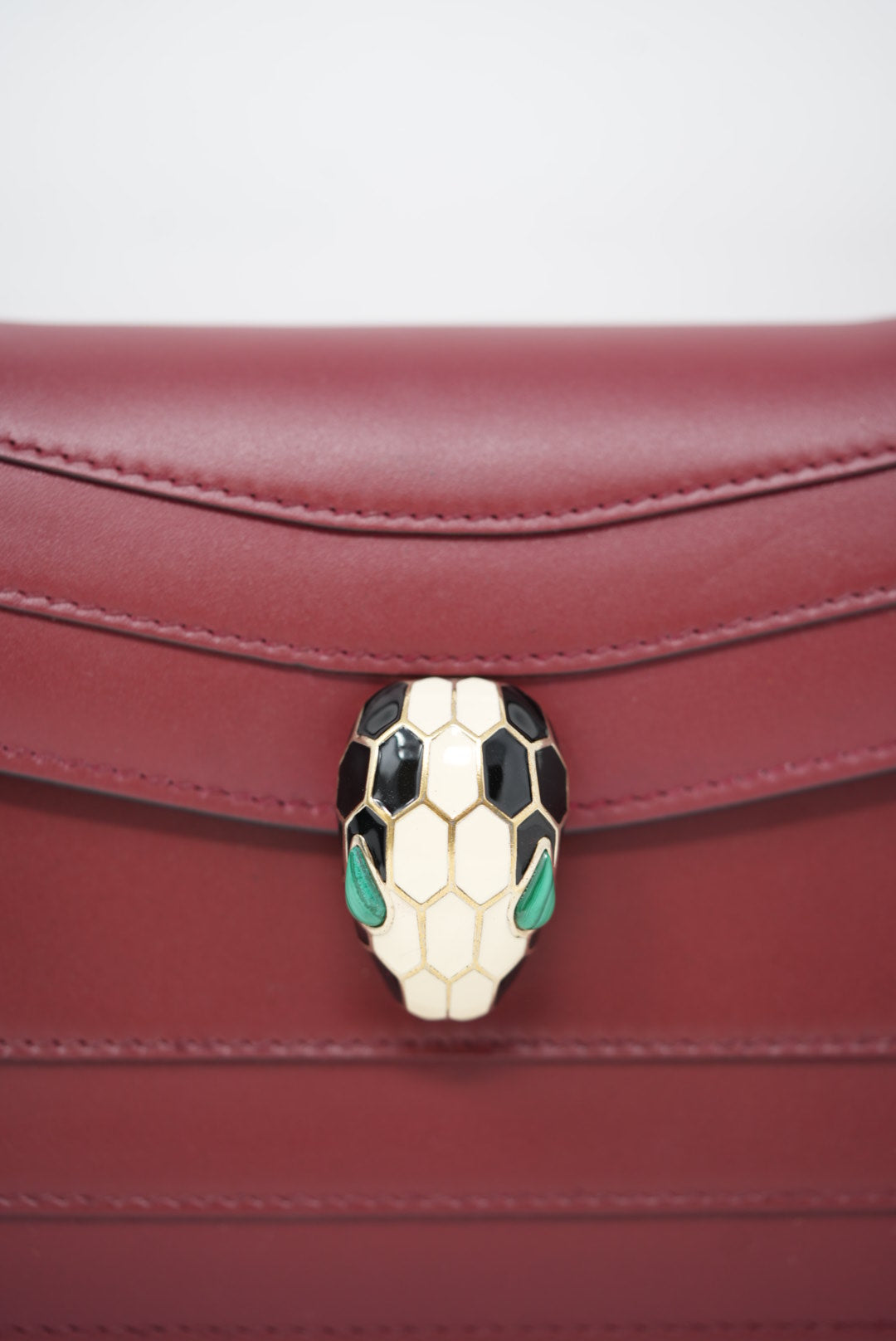 Bvlgari Calfskin Serpenti Forever Bag