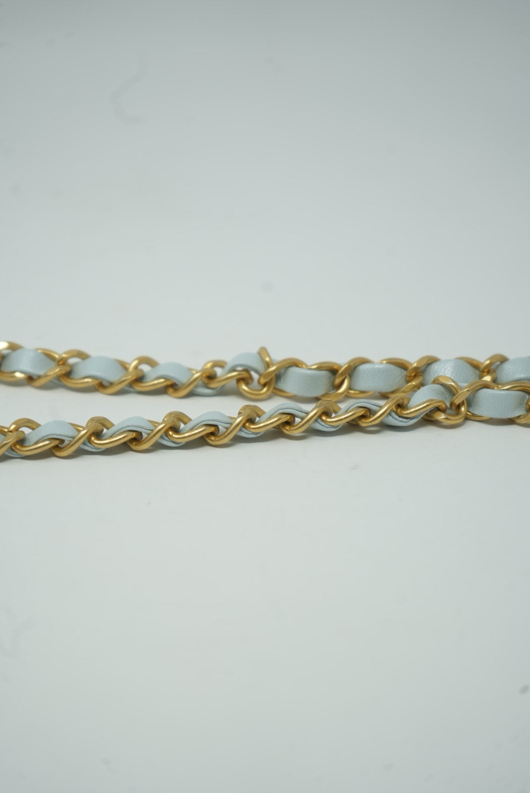 Pre-Owned Chanel 24P Mini Square Flap Bag Chain Pearl