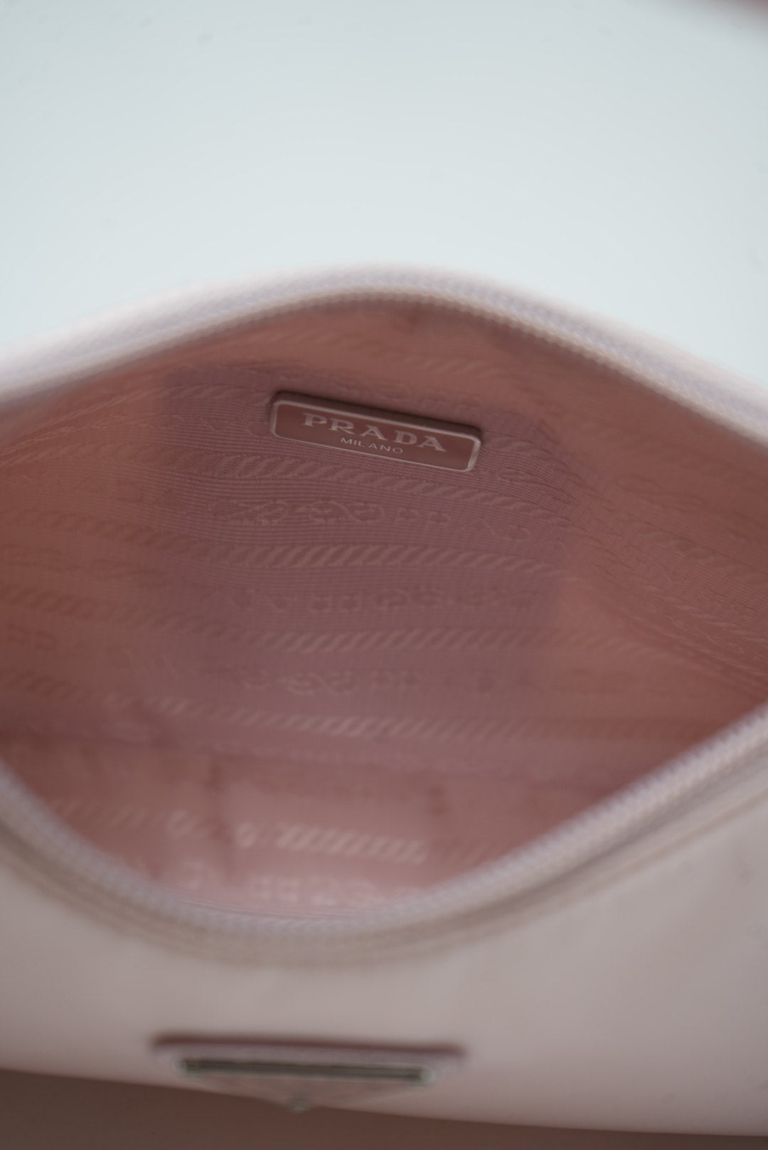 Prada Re-nylon hobo bag Light Pink