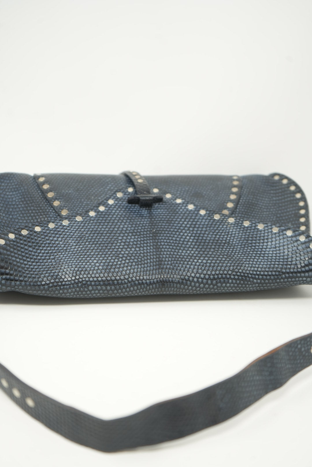 Celine Vintage Shoulder Bag Blue