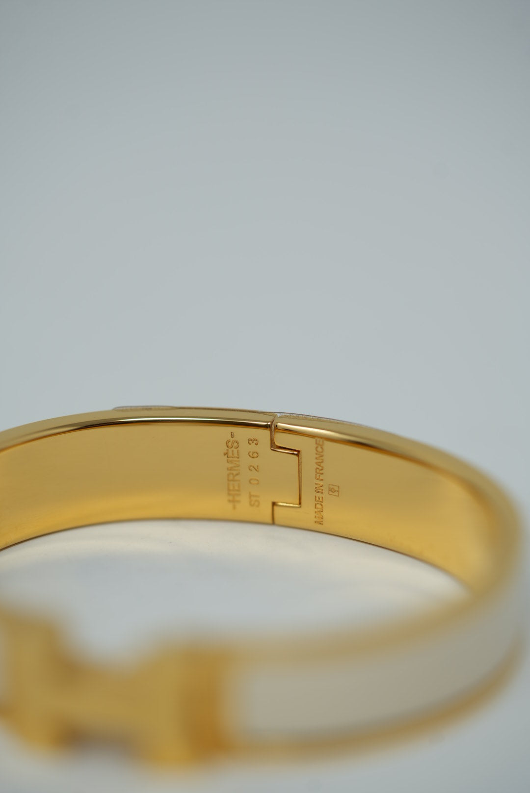 Hermes H Bracelet Cream