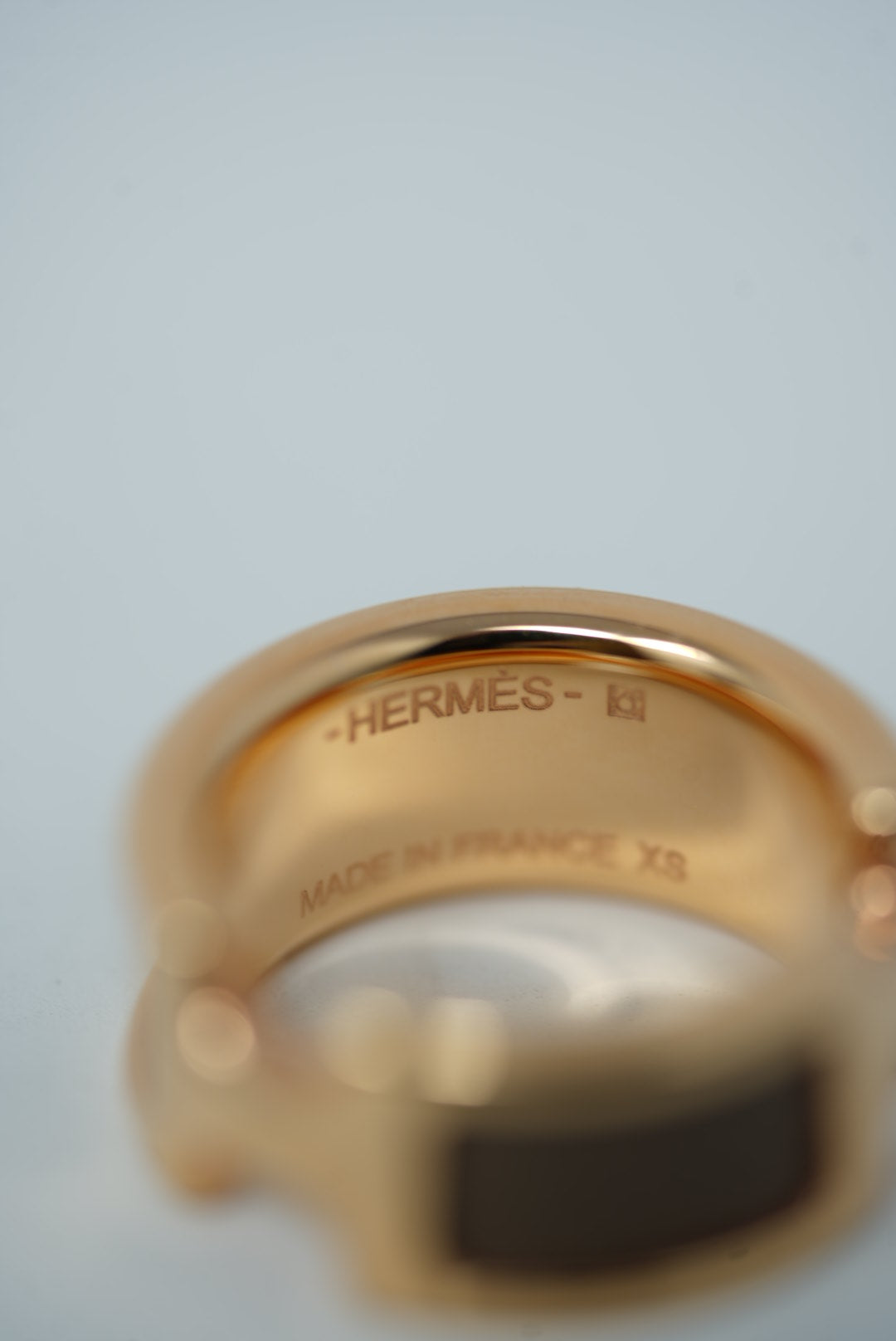 Hermes Olympe Ring, Small Model Etoupe XS BrandNew