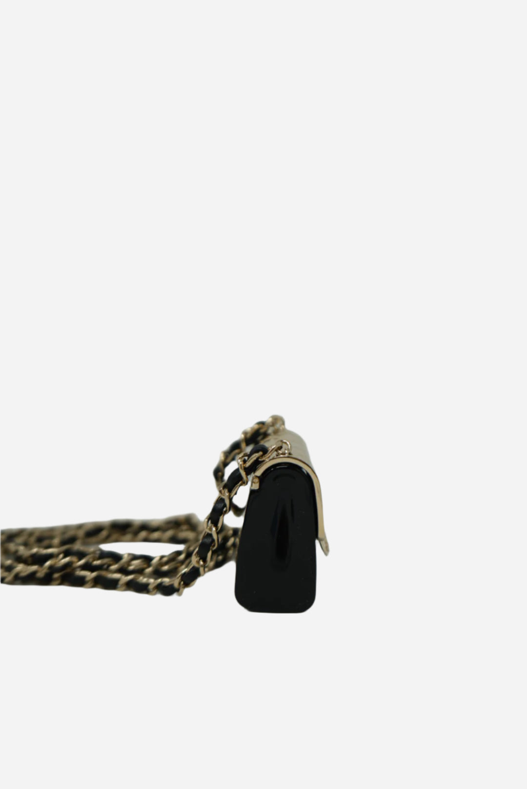 Pre-owned Chanel 2022 Metal Resin Bag Necklace
