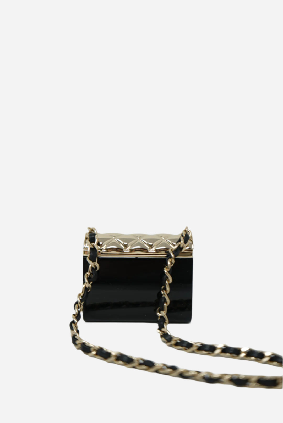 Pre-owned Chanel 2022 Metal Resin Bag Necklace