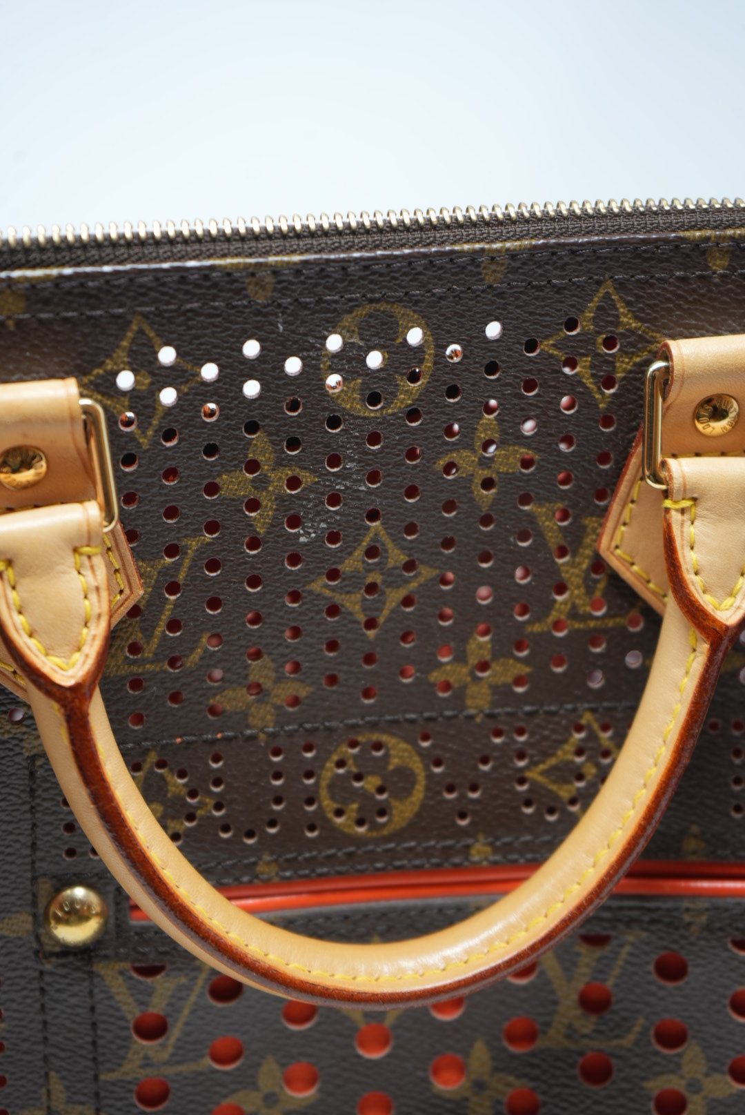 LOUIS VUITTON Perforated Speedy 30 Bag 2006