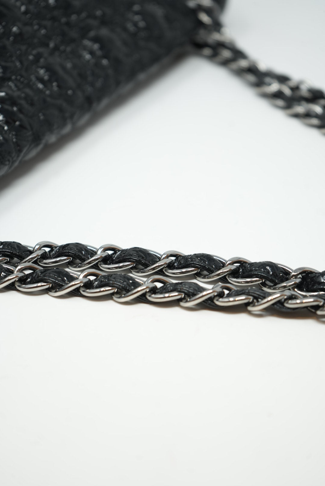 Pre-Owned Chanel Patent Vinyl XL Flap Bag 2008-2009