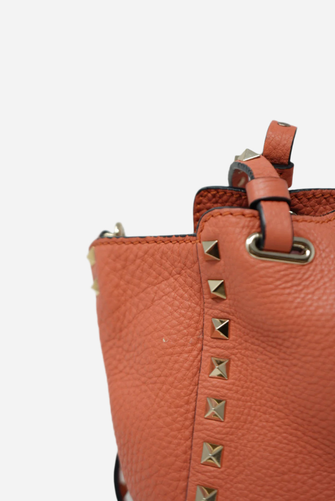 Valentino Calfskin Small Rockstud Tote