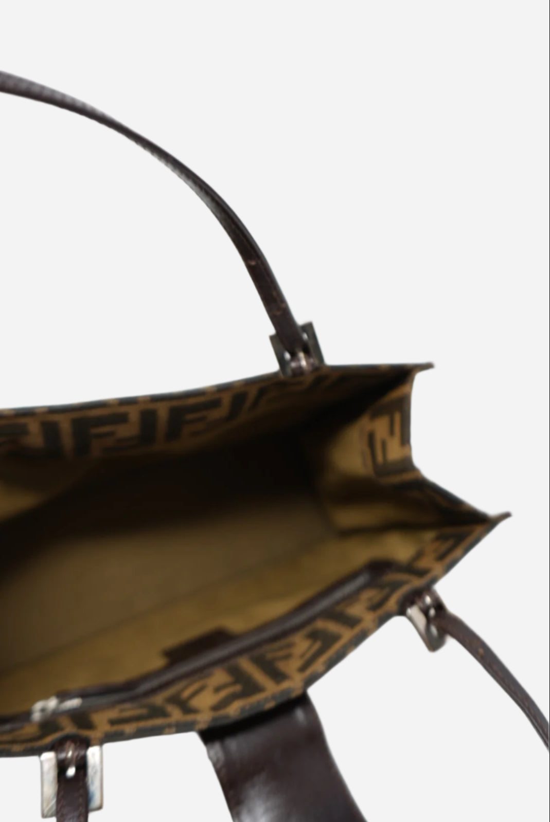 Fendi Vintage Zucca Shoulder Bag