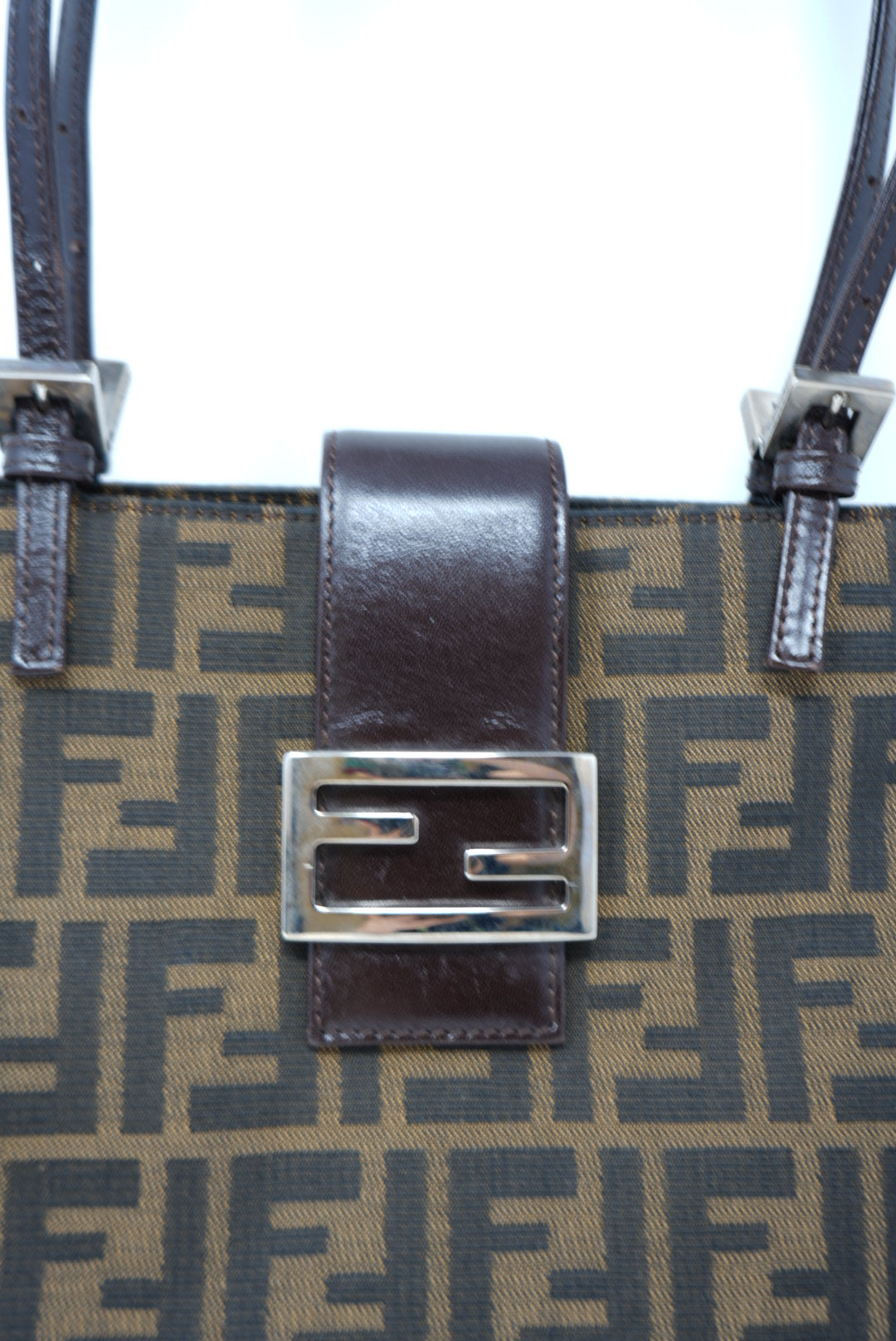 Fendi Vintage Zucca Shoulder Bag