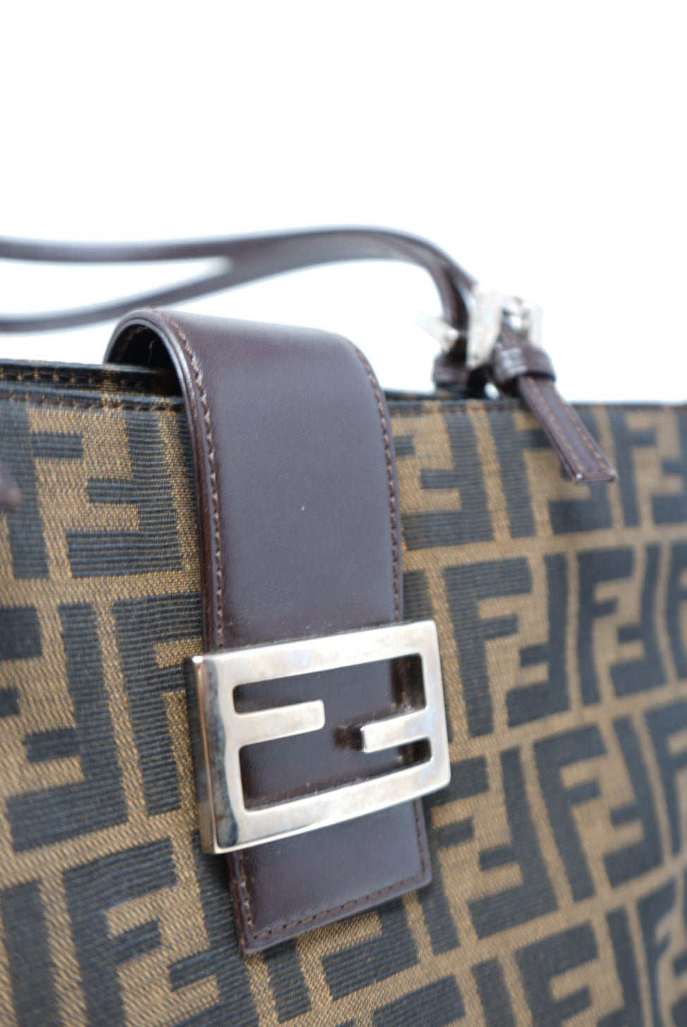Fendi Vintage Zucca Shoulder Bag