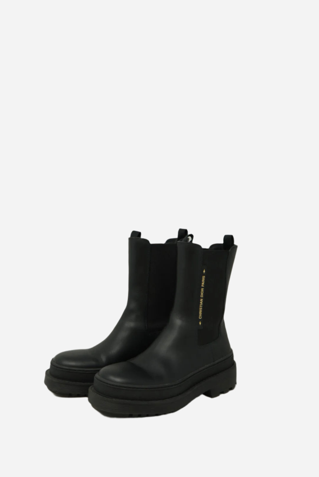 Dior Leather Black Boots