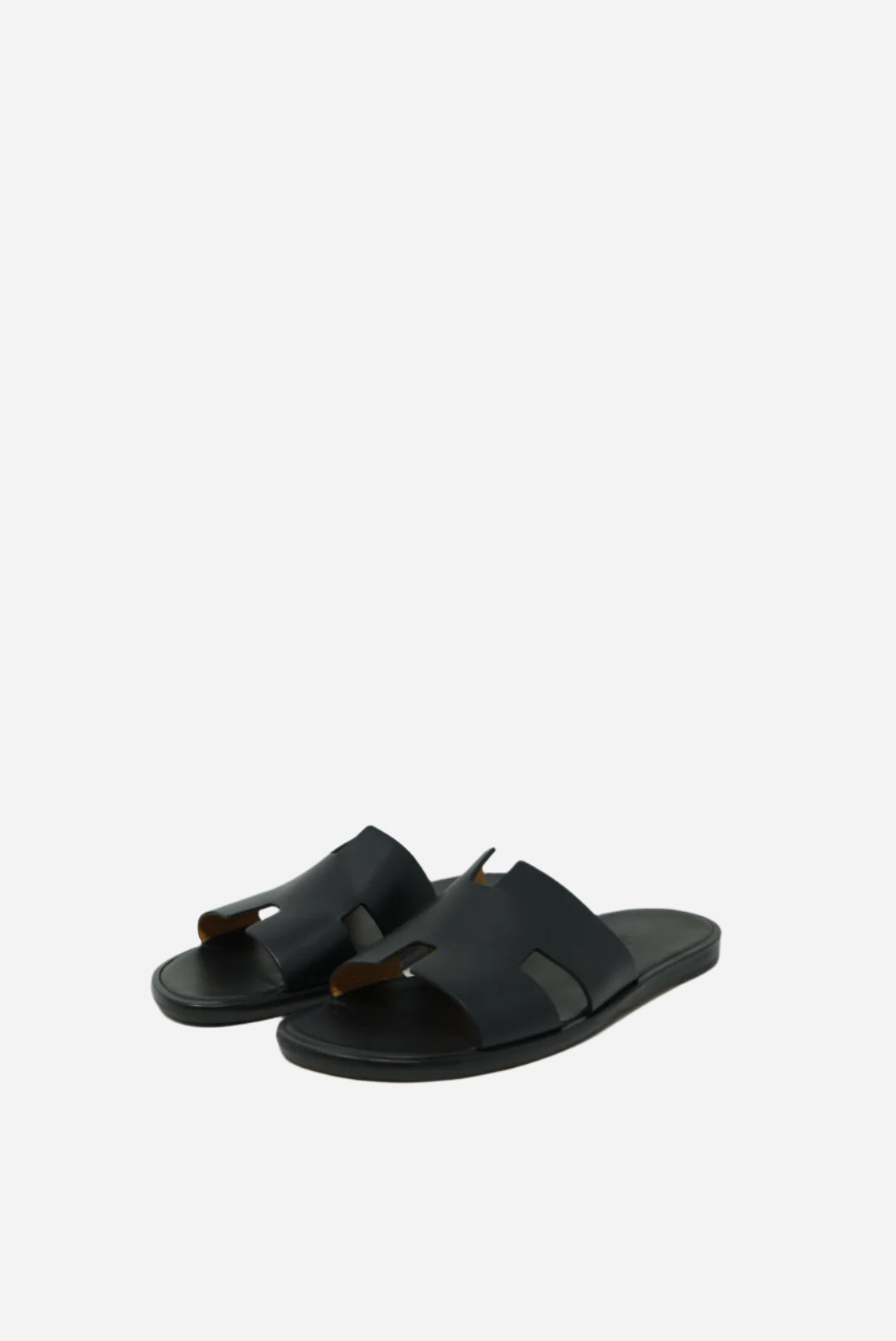 Hermes Black Izmir Sandals