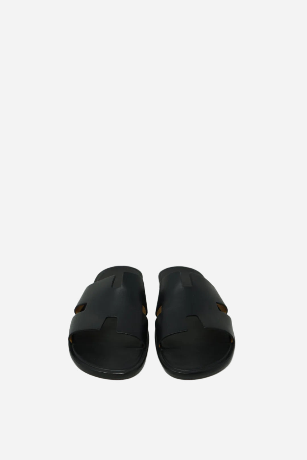 Hermes Black Izmir Sandals
