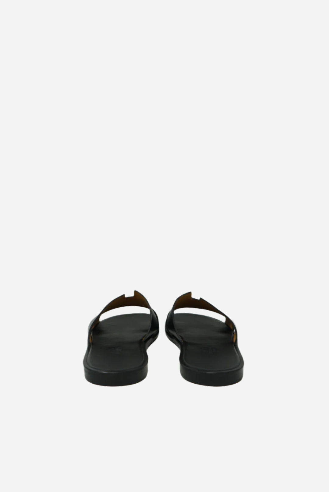 Hermes Black Izmir Sandals