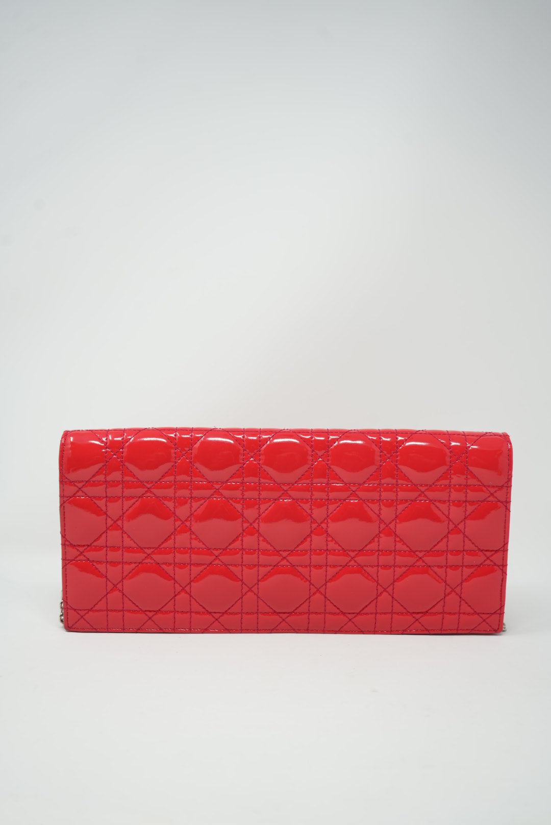Lady Dior Pouch With Chain Patent 2013