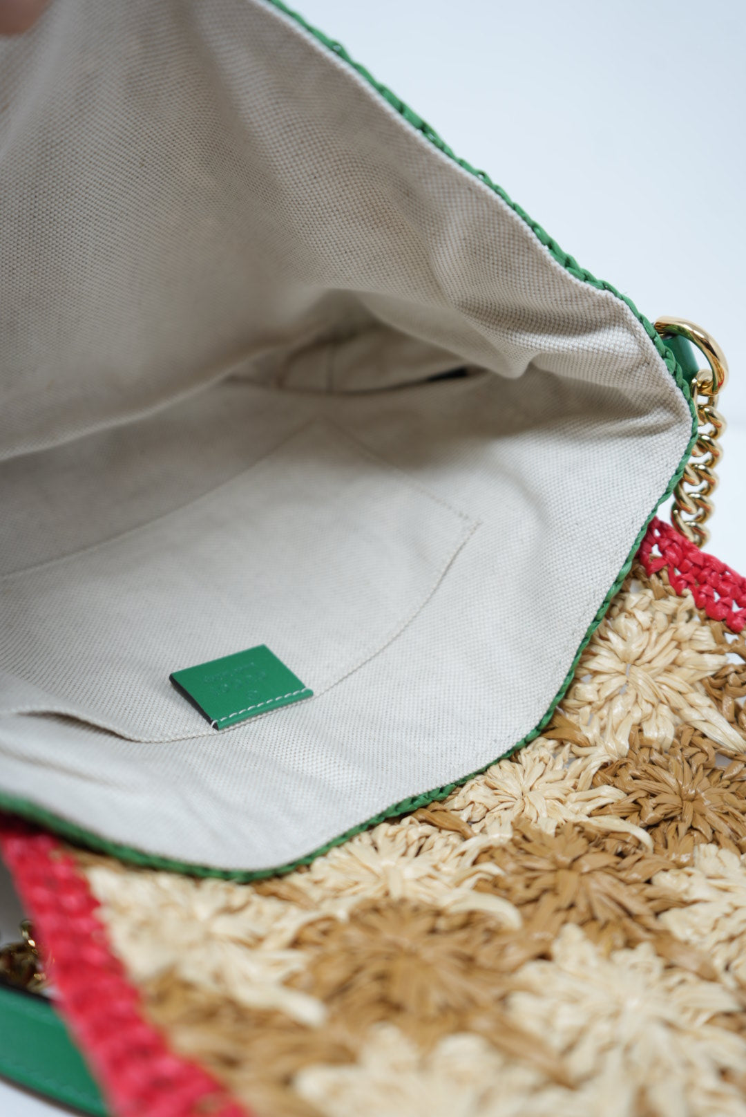 Gucci Small Raffia Marmont Crossbody