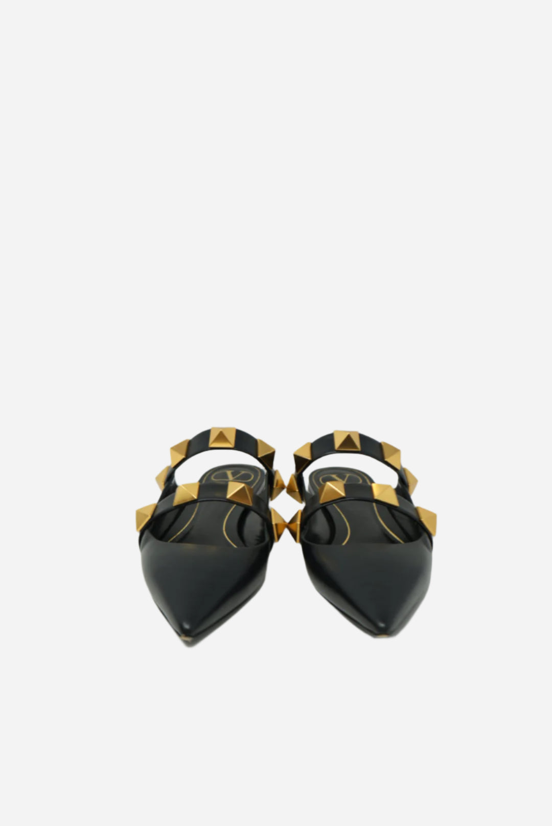 VALENTINO Roman Stud Flat Mules