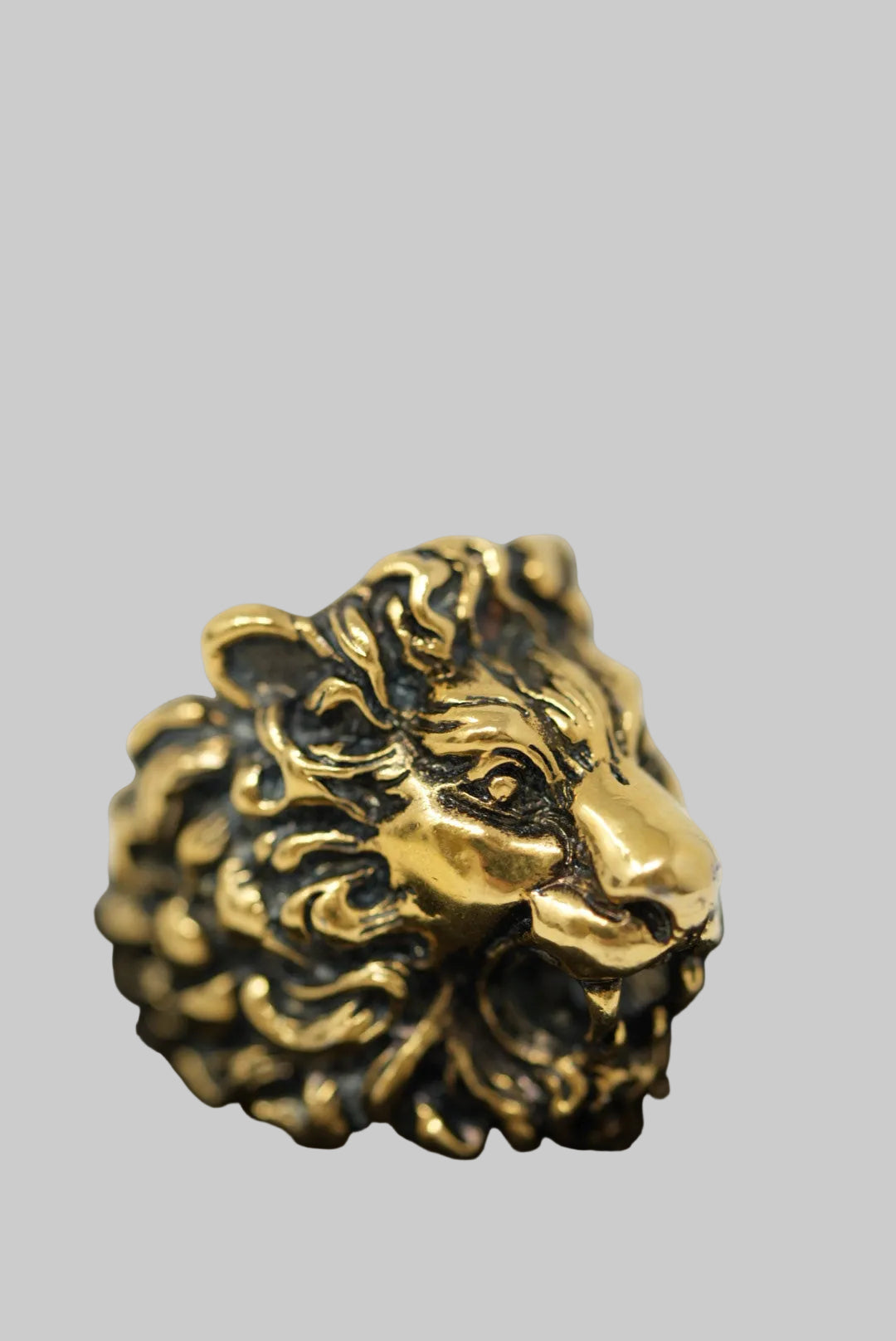 Gucci Lion Head Ring Size 19