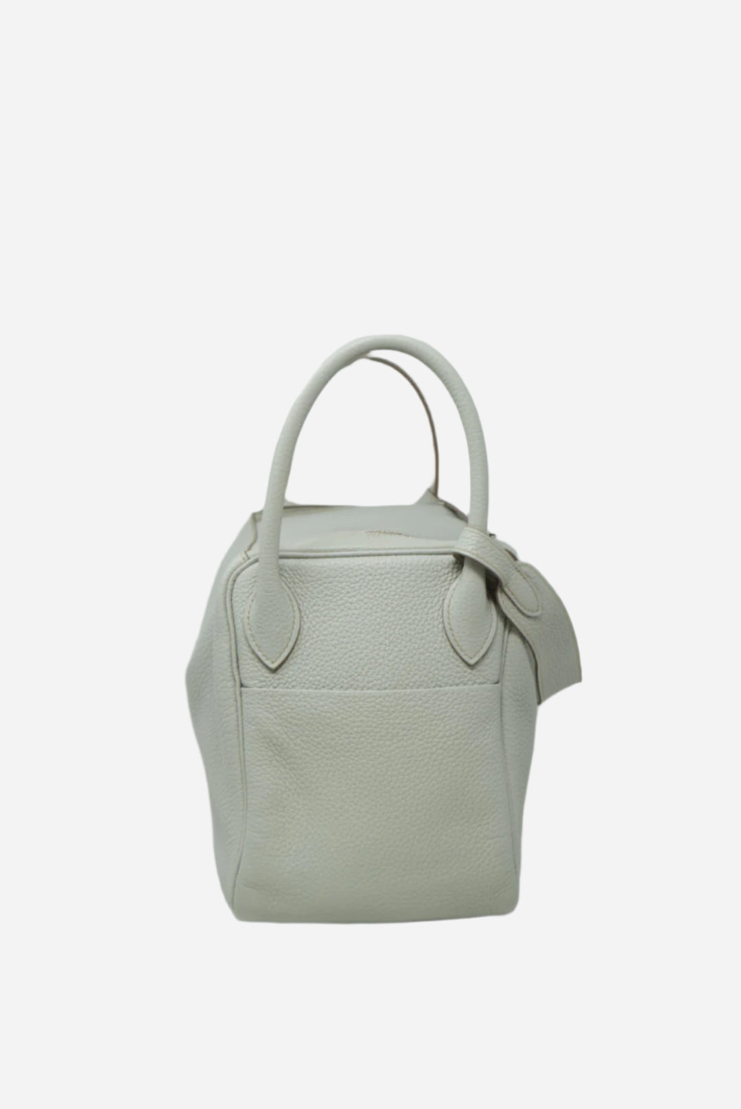 Hermes Lindy 30 TC Leather Square R 2004 Gris Perle