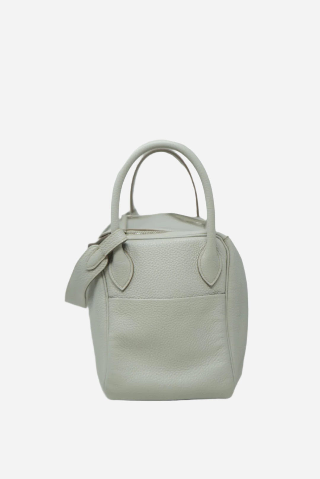 Hermes Lindy 30 TC Leather Square R 2004 Gris Perle