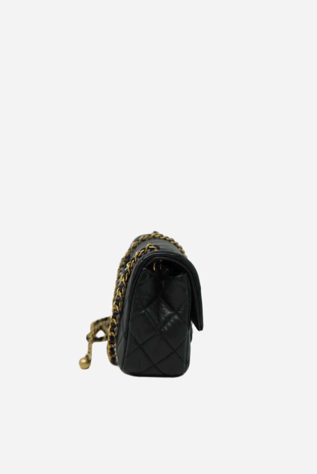 Pre-Owned CHANEL Lambskin Pearl Crush Mini Rectangular BrandNew W/box