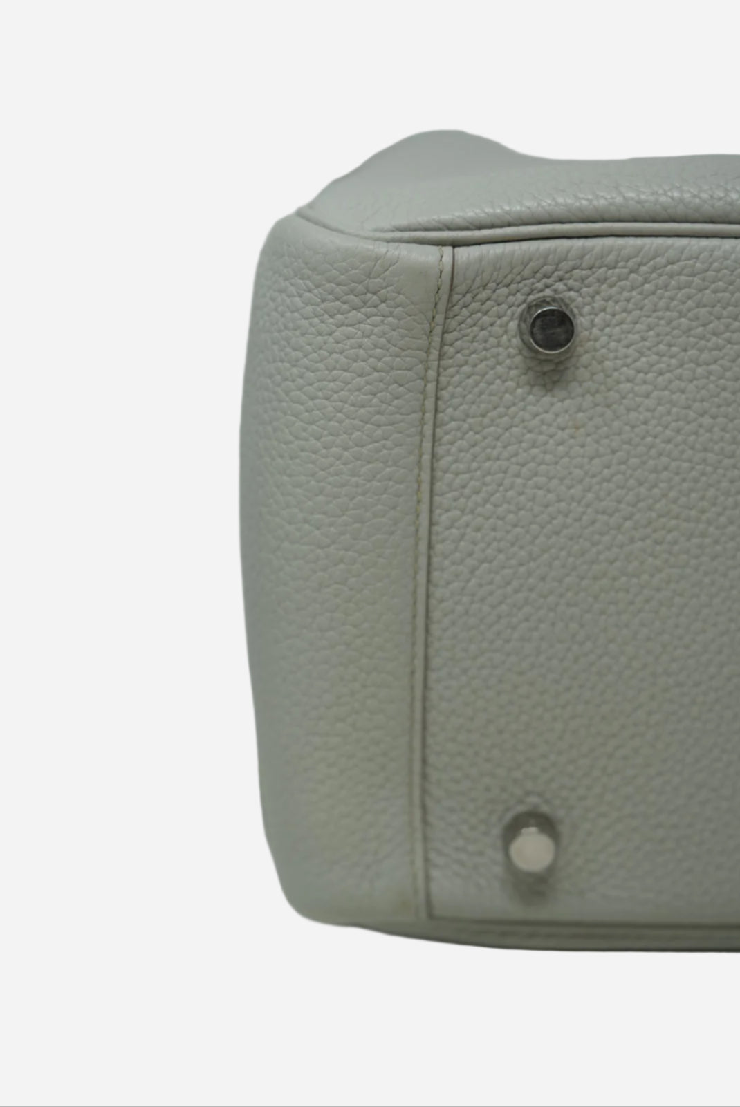 Hermes Lindy 30 TC Leather Square R 2004 Gris Perle