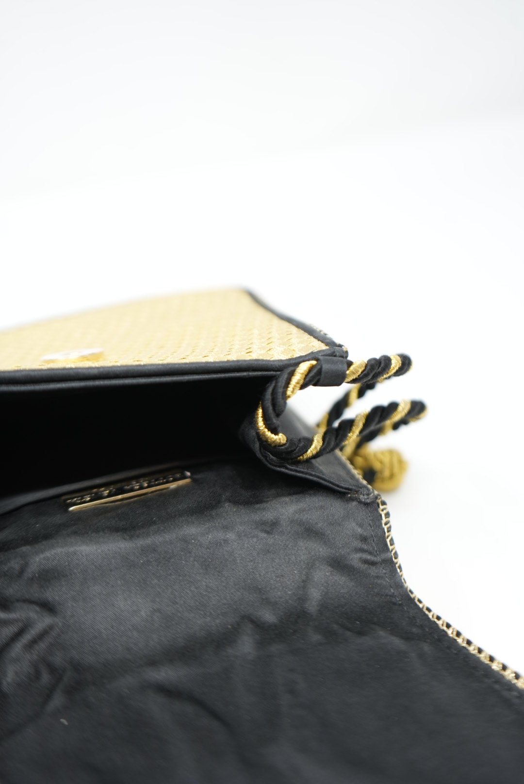 Bottega Venata Wicker Mini Crossbody Bag