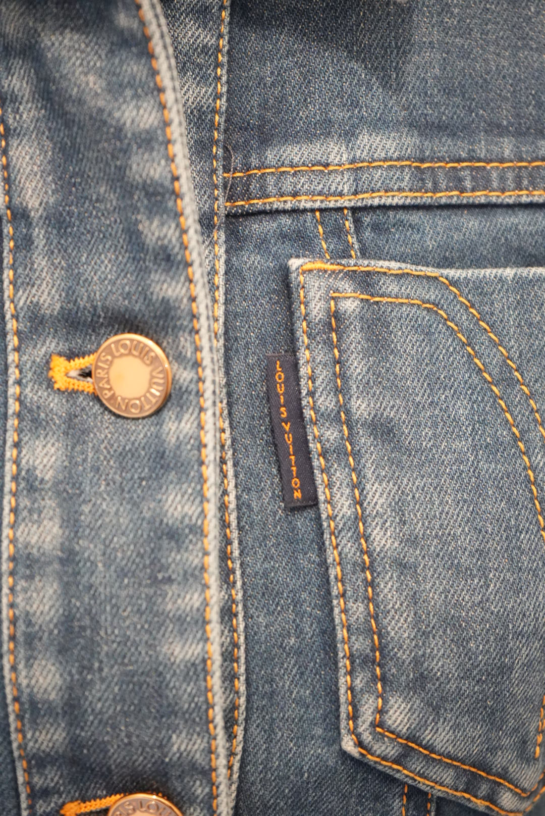 Louis Vuitton Women Blue Denim Jacket