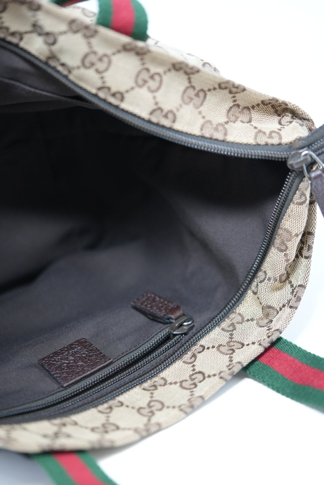Gucci GG Canvas Zipper Mini Tote Bag