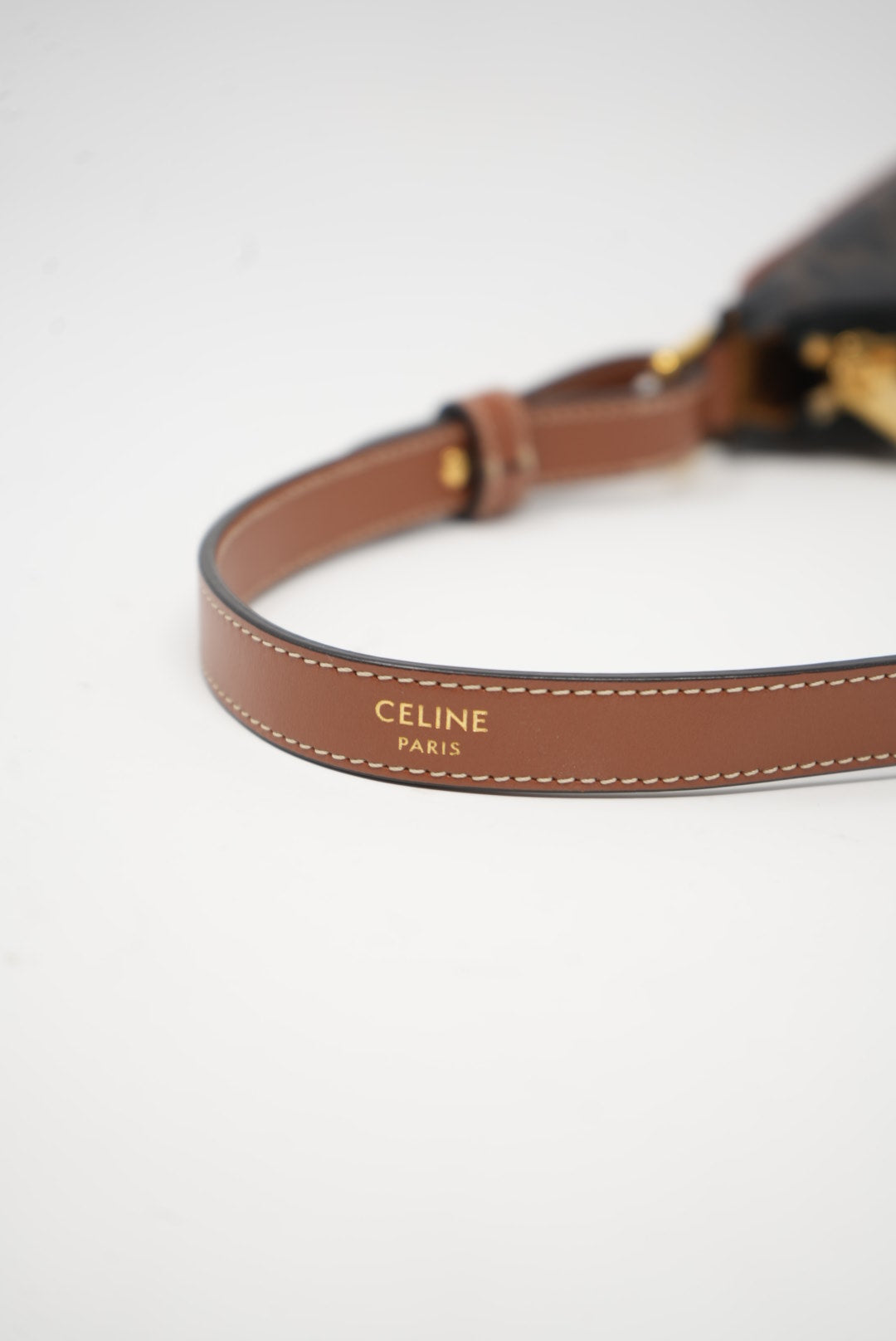 Pre-owned Celine Canvas Mini Ava Shoulder Bag