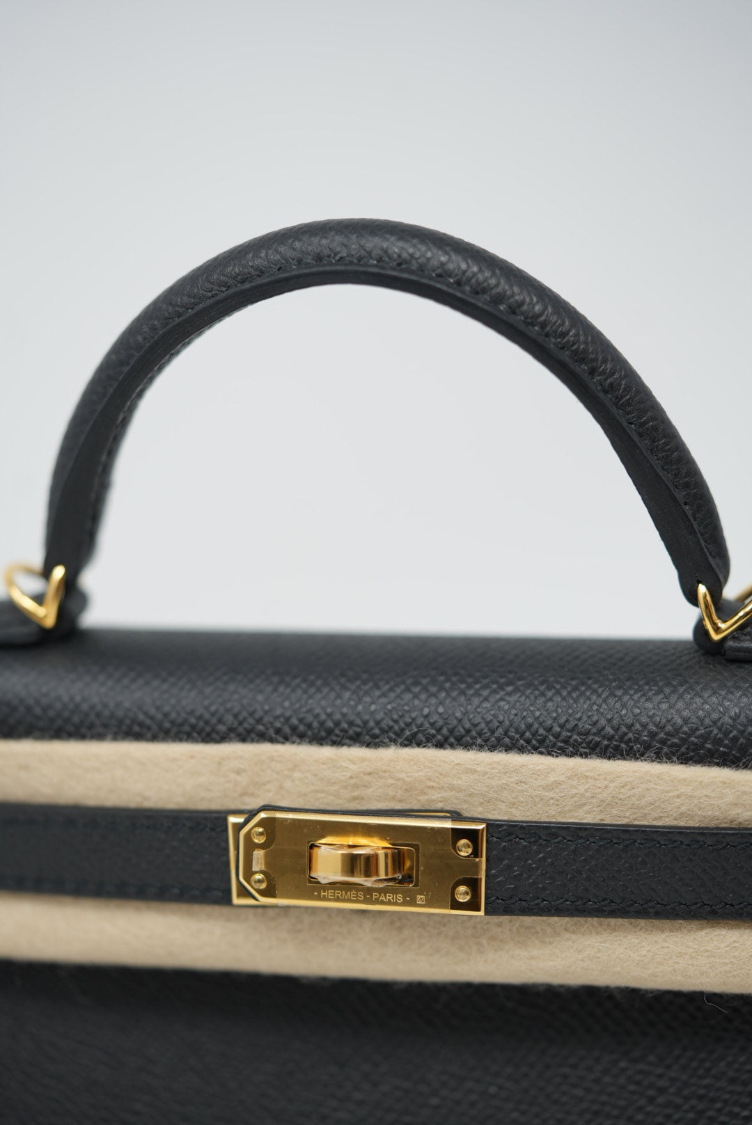 Hermes Epsom Mini Kelly Black BrandNew W/full set B 2023-2024