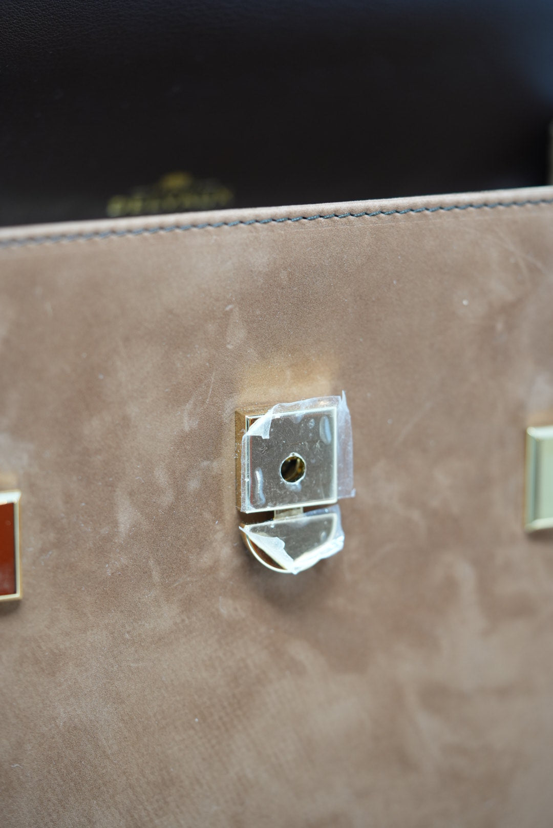 Delvaux Tempete Multicolor in Suede