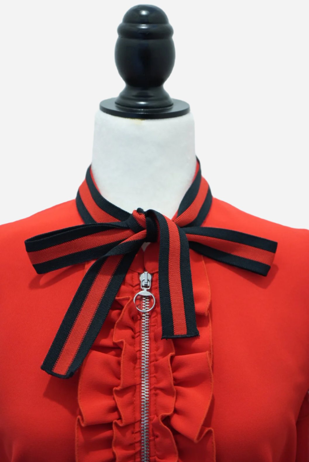 Gucci Zip-up Mini Dress Red Size XL