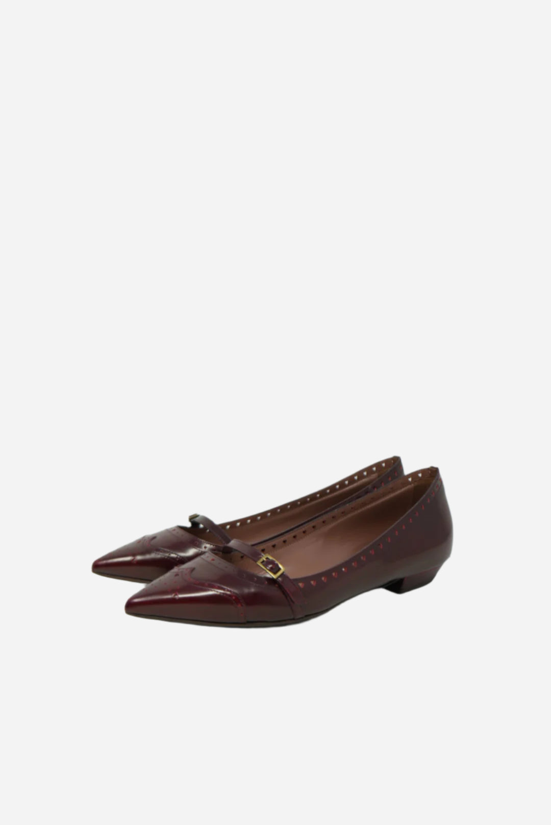 Tabitha Simmons Red Mary Jane Flats