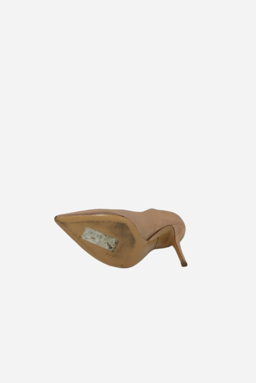 Salvatore Ferragamo Gold Pointed Heels