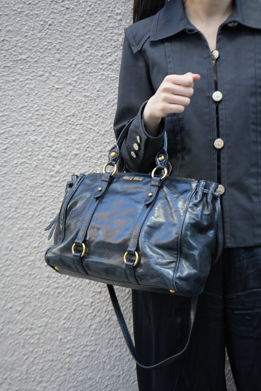 Miu Miu 2 Ways Calfskin Shoulder Bag